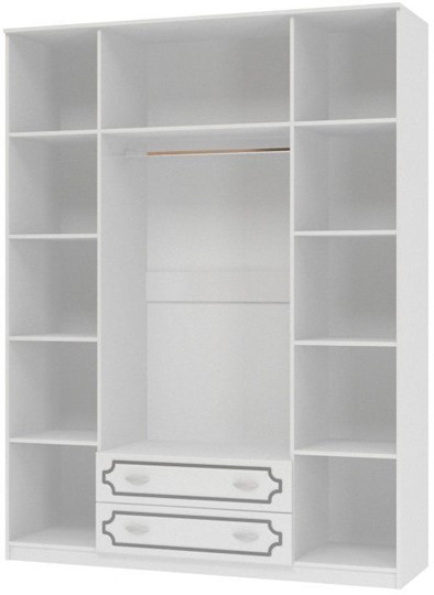 Шкаф четырехстворчатый Лак (Белый Жемчуг) в Нальчике - изображение 1
