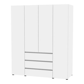 Шкаф 4-х дверный Erik H334 (Белый) в Нальчике