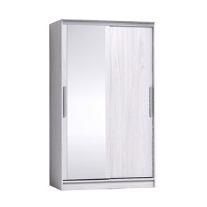Шкаф 2-х дверный Strike 1200 Зеркало/ЛДСП (Ясень анкор светлый) в Нальчике