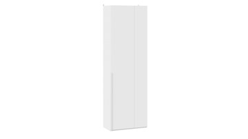 Шкаф угловой одностворчатый Порто (366) СМ-393.07.231 (Белый жемчуг/Белый софт) в Нальчике