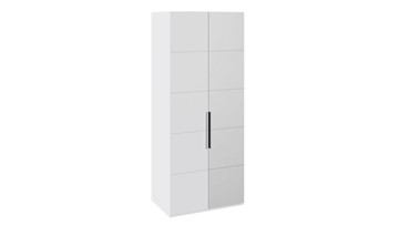 Шкаф Наоми с 1 зеркальной правой дверью, цвет Белый глянец СМ-208.07.04 R в Нальчике