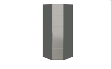 Шкаф Наоми с зеркальной правой дверью, цвет Фон серый, Джут СМ-208.07.07 R в Нальчике - предосмотр