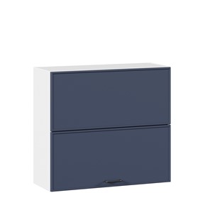 Кухонный горизонтальный шкаф 800 Индиго ЛД 298.980.000.126, Белый/Тёмно-синий в Нальчике