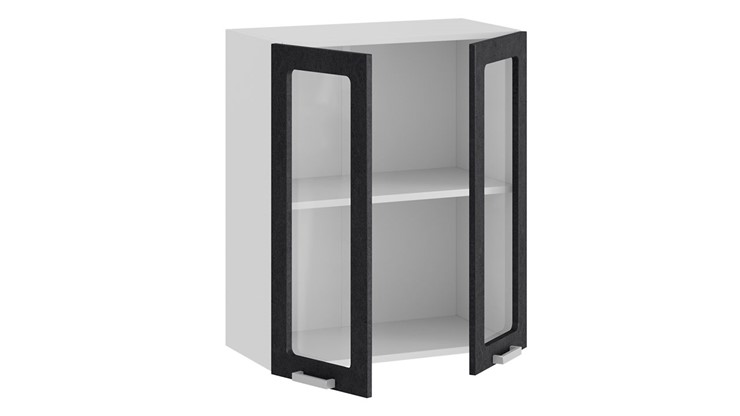 Кухонный шкаф Гранита 1В6С (Белый/Бетон графит) в Нальчике - изображение 1