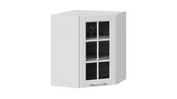 Кухонный навесной шкаф Скай ВУ45_72-(40)_1ДРс (Белоснежный софт) в Нальчике