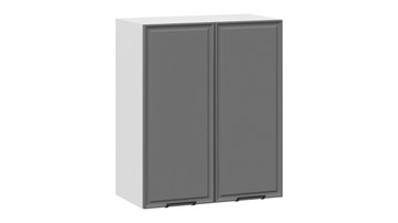 Шкаф кухонный Белладжио 1В6 (Белый, Софт графит) в Нальчике - предосмотр