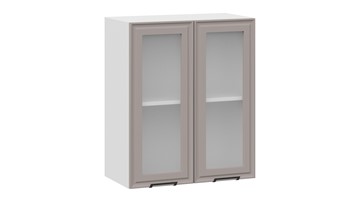 Кухонный шкаф Белладжио 1В6С (Белый, Софт капучино) в Нальчике - предосмотр