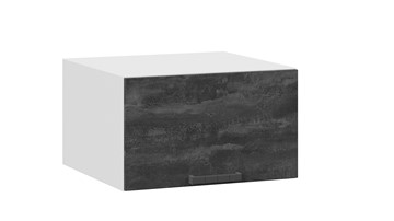 Кухонный навесной шкаф Детройт 1В6ГП (Белый/Угольный Камень) в Нальчике