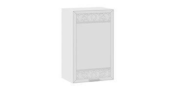 Навесной кухонный шкаф Долорес 1В45 (Белый/Сноу) в Нальчике