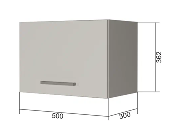 Кухонный шкаф В350, Белое гладкое Ламарти/Антрацит в Нальчике