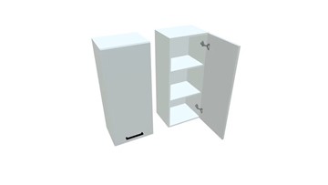 Кухонный шкаф В9 40, Белое гладкое Ламарти/Белый в Нальчике