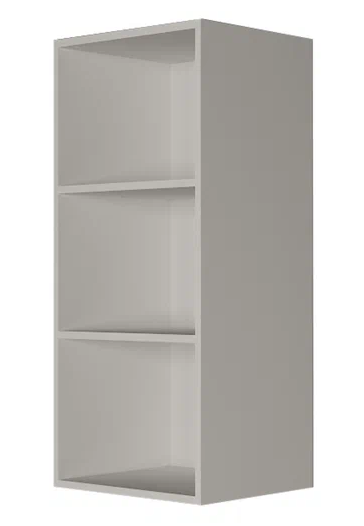 Навесной шкаф В9 45, Сатин/Белый в Нальчике - изображение 1