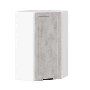 Угловой шкаф на кухню 600 высокий Джамис ЛД 296.620.000.033, Белый/Белый камень в Нальчике