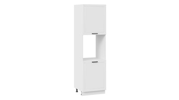 Кухонный шкаф-пенал Лорас 1П6 (Белый/Холст белый) в Нальчике - предосмотр