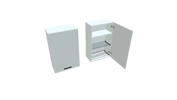 Кухонный шкаф ВС9 60, Белое гладкое Ламарти/Белый в Нальчике