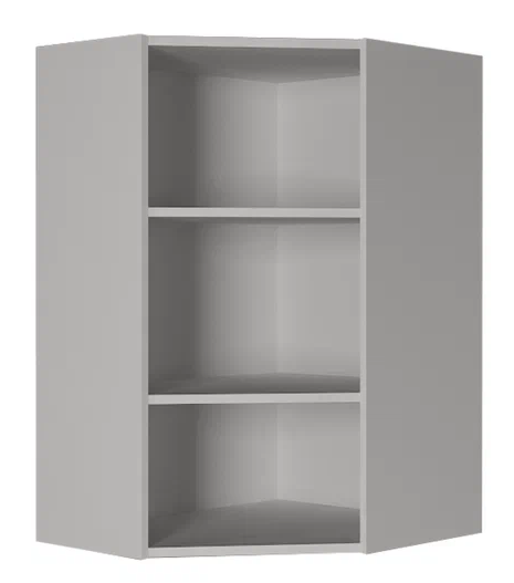 Навесной угловой шкаф ВУ9, Бетон пайн/Белый в Нальчике - изображение 1