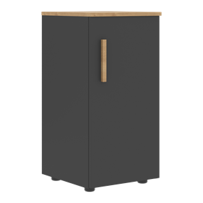 Низкий шкаф колонна с глухой дверью правой FORTA Графит-Дуб Гамильтон  FLC 40.1 (R) (399х404х801) в Нальчике