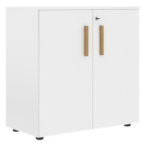 Низкий шкаф широкий с малыми дверцами FORTA Белый FLC 80.1(Z) (798х404х801) в Нальчике