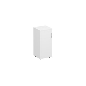 Шкаф для документов низкий узкий закрытый Комфорт КФ, белый премиум (40x38x84) К.508 ДШ в Нальчике