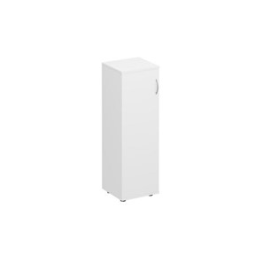 Шкаф для документов средний узкий закрытый Комфорт КФ, белый премиум (40x38x123) К.359 БП в Нальчике