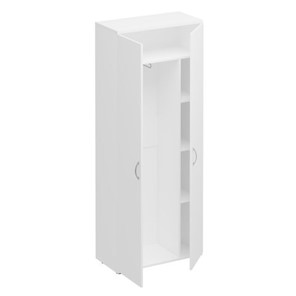 Шкаф для одежды с дополнением Комфорт КФ, белый премиум (80x38x200) К.531 ДШ в Нальчике