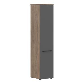 Шкаф с высокий  глухой дверью MORRIS TREND Антрацит/Кария Пальмира MHC 42.1 (429х423х1956) в Нальчике