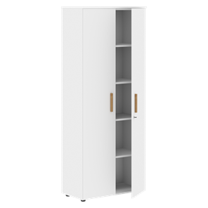 Широкий шкаф высокий FORTA Белый FHC 80.1(Z) (798х404х1965) в Нальчике