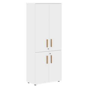 Шкаф с глухими средними и малыми дверьми FORTA Белый FHC 80.3(Z) (798х404х1965) в Нальчике