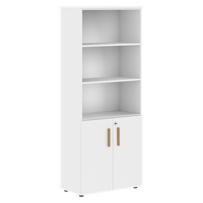 Широкий шкаф высокий FORTA Белый FHC 80.5(Z)  (798х404х1965) в Нальчике
