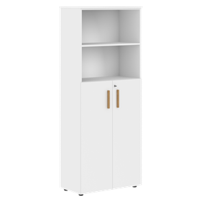 Широкий шкаф высокий FORTA Белый FHC 80.6(Z) (798х404х1965) в Нальчике
