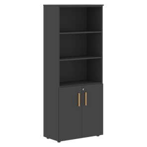Шкаф  с глухими малыми дверями FORTA Черный Графит  FHC 80.5(Z) (798х404х1965) в Нальчике