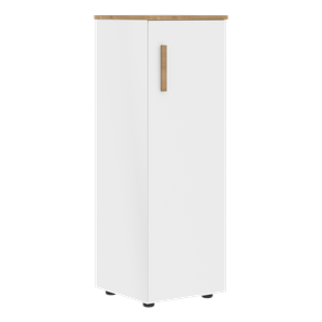 Шкаф колонна средний с правой дверью FORTA Белый-Дуб Гамильтон  FMC 40.1 (R) (399х404х801) в Нальчике