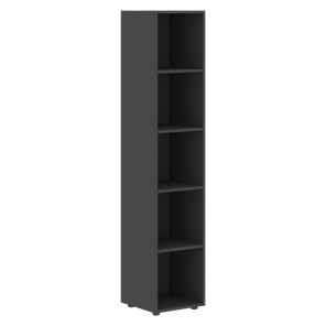 Высокий шкаф колонна FORTA Черный Графит FHC 40 (399х404х1965) в Нальчике