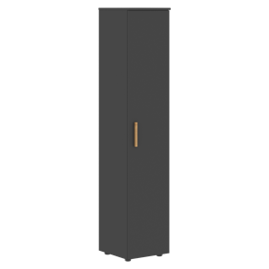 Высокий шкаф с глухой дверью колонна FORTA Черный Графит  FHC 40.1 (L/R) (399х404х1965) в Нальчике
