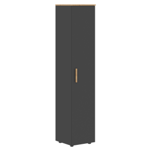 Высокий шкаф колонна с глухой дверью FORTA Графит-Дуб Гамильтон   FHC 40.1 (L/R) (399х404х1965) в Нальчике