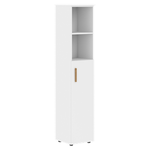Шкаф колонна высокий с глухой средней дверью правой FORTA Белый FHC 40.5 (R) (399х404х1965) в Нальчике