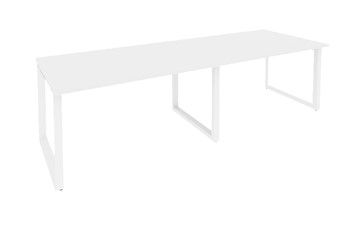 Конференц-стол для переговоров O.MO-PRG-2.3 Белый/Белый бриллиант в Нальчике