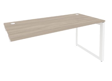 Приставной стол к тумбе O.MO-SPR-4.7 Белый/Дуб Аттик в Нальчике