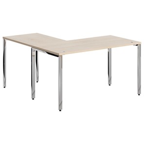 Письменный угловой  стол для персонала правый XTEN GLOSS  Бук Тиара  XGCT 1415.1 (R) (1400х1500х750) в Нальчике