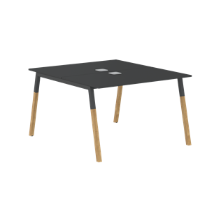Стол для переговоров FORTA Черный Графит-Черный Графит-Бук  FWST 1113 (1180x1346x733) в Нальчике