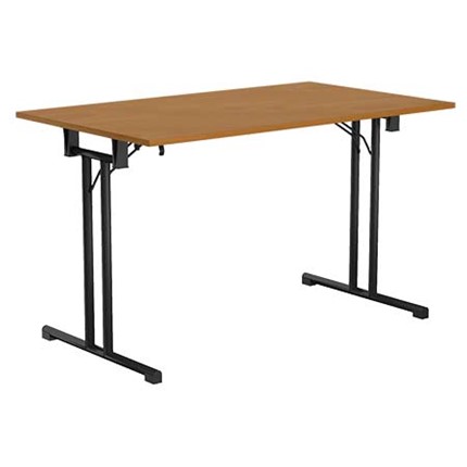 Складной стол на металлокаркасе FT140 black 1380x680x760 в Нальчике - изображение