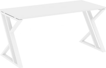 Стол на металлокаркасе Loft VR.L-SRZ-4.7, Белый Бриллиант/Белый металл в Нальчике