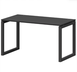 Стол на металлокаркасе Смарт СМС-О-16.73 П25 (Графит/Антрацит) в Нальчике