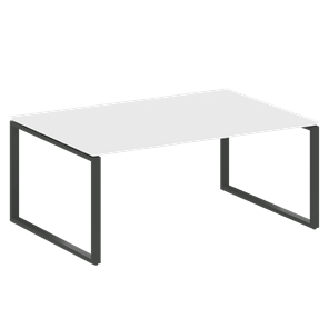 Офисный стол для переговоров БО.ПРГ-1.5 (Антрацит/Белый) в Нальчике
