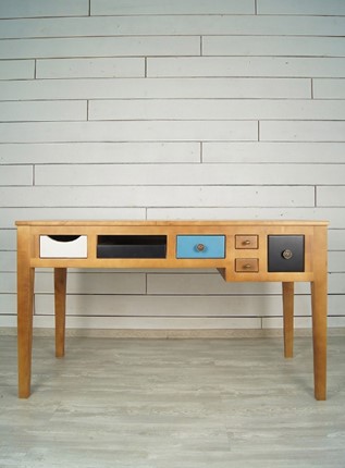Стол письменный Aquarelle Birch с 6 ящиками (RE-12ETG/4) в Нальчике - изображение