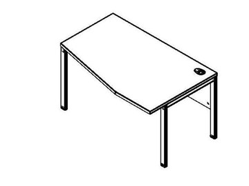 Эргономичный стол XMCT 149R, правый, 1400х900х750 в Нальчике