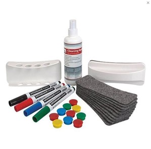 Комплект для магнитно-маркерной доски 2х3, AS111 (4 маркера, держатель, чистящее средство, стиратель, салфетки) в Нальчике
