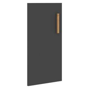 Низкая дверь для шкафа левая FORTA Черный ГрафитFLD 40-1(L) (396х18х766) в Нальчике