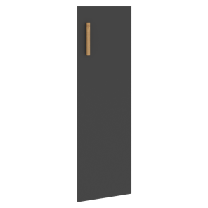 Дверь для шкафа средняя правая FORTA Черный Графит FMD40-1(R) (396х18х1164) в Нальчике