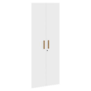 Двери для шкафов высокие с замком FORTA Белый FHD 40-2(Z)  (794х18х1932) в Нальчике